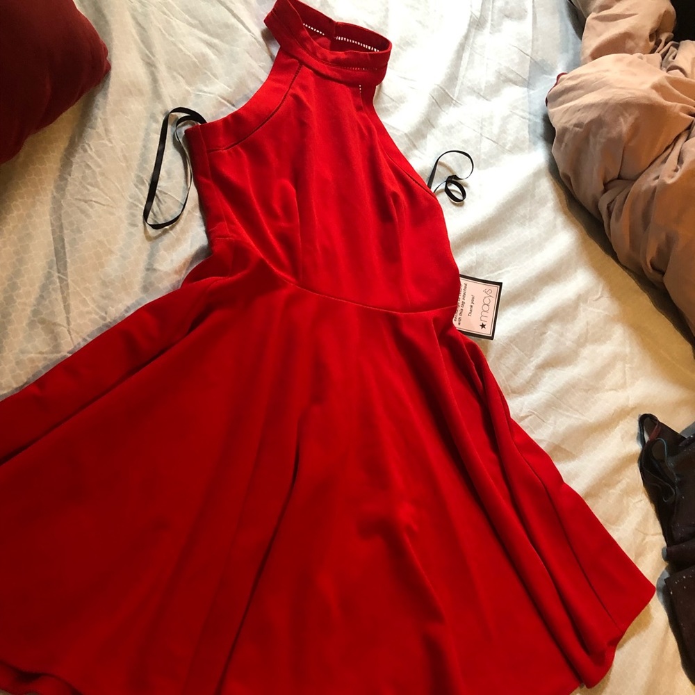 Red dress